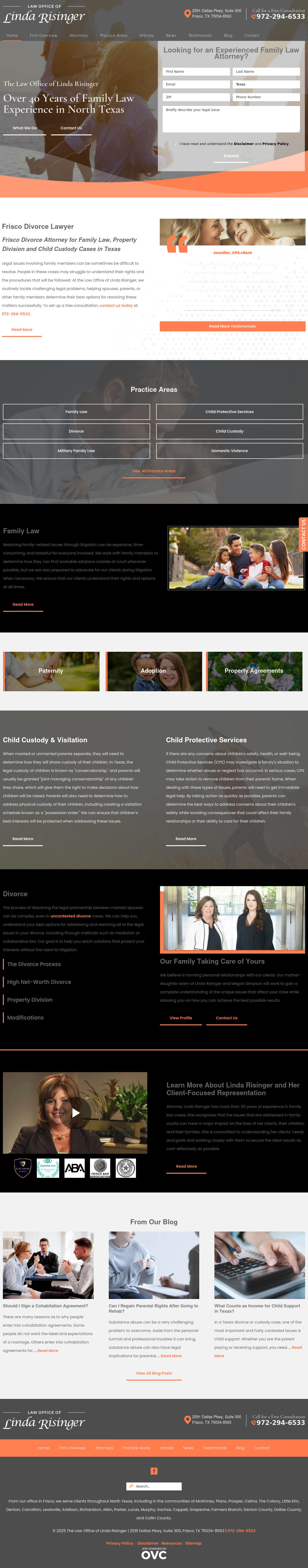 Law Offices of Linda Risinger - Frisco TX Lawyers