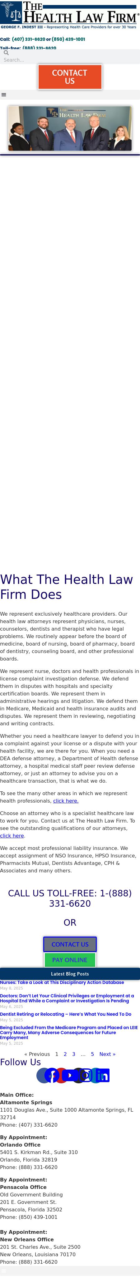 The Health Law Firm - Orlando FL Lawyers