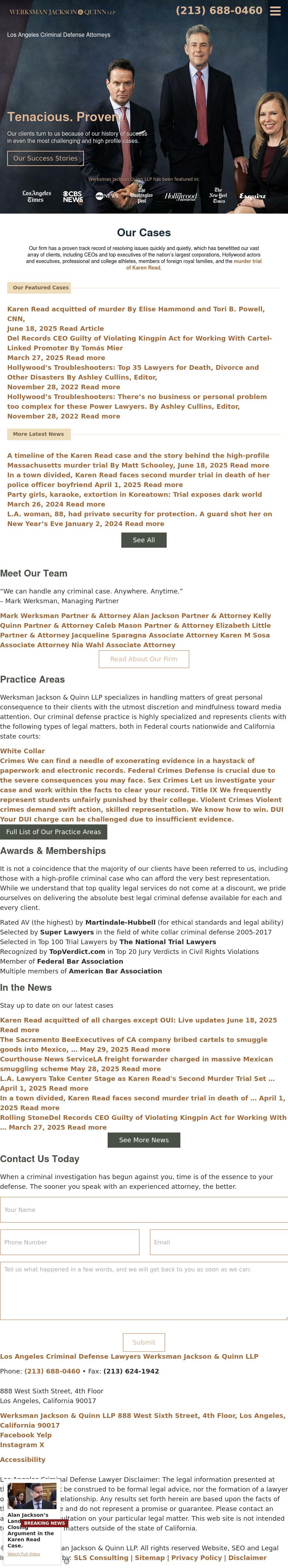 Werksman Jackson Hathaway & Quinn LLP - Los Angeles CA Lawyers